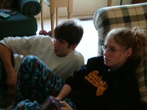 David,Lauren Nintendo'ing