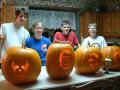 David, Lauren, Drew, and Ben with finished products.